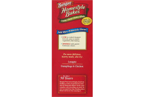 Banquet Homestyle Bakes Creamy Cheesy Chicken Alfredo