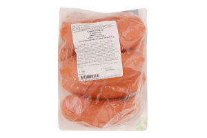 Сардельки вареные из мяса птицы Со сливками Родинна ковбаска в/с кг