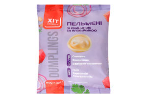 Пельмені зі свининою та яловичиною Хіт продукт м/у 800г