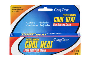 CareOne Cool Heat Pain Relieving Cream Extra Strength