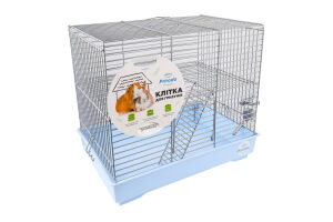 Клітка д/гризунів Міккі блакитна хром з драбинкою 37*25*30см Природа