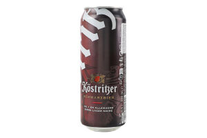 Пиво 0.5л 4.8% темне фільтроване пастеризоване Schwarzbier Köstritzer з/б