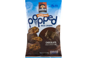 Quaker Gluten Free Popped Rice Crisps Chocolate