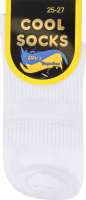 Шкарпетки чоловічі білі р.25-27 17391 Кул сокс