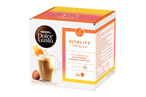 Напій кавовий розчинний Vitality Cafe au Lait Dolce gusto Nescafe к/у 12х10г