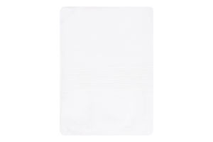 Рушник білий махровий з бордюром 50*90см 400г/м2 ГМ Текстайл