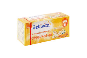 Фіточай для дітей від 1міс ромашковий Bebivita к/у 20х1.5г