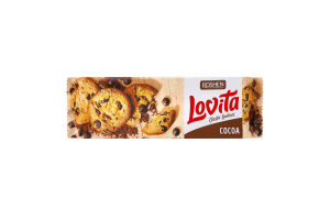 Печенье сдобное с кусочками глазури Lovita Classic Cookies Roshen м/у 150г