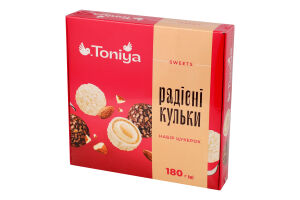 Набор конфет Радостные шарики Toniya к/у 180г