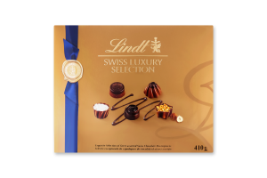 Конфеты ассорти Swiss luxury selection Lindt к/у 410г
