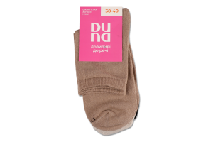 Носки женские Duna №1066 38-40 темный серо-бежевый 3пари