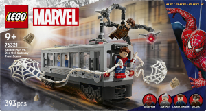 Конструктор для детей от 9лет №76321 Spider-man vs. Doc Ock subway train scene Marvel Lego 393эл
