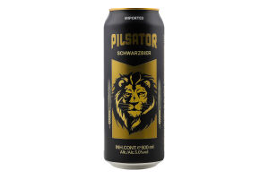 Пиво 0.5л 5% темне Schwarzbier Pilsator з/б