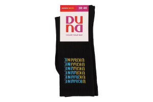 Шкарпетки жіночі Duna №3358 38-40 чорний