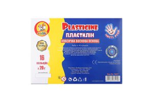 Пластилін Class Чисті руки MAXI 16 шт. ECO 7647С 320 г