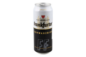 Пиво Frankfurter Schwarzbier 0,5л з/б 5% И215 (Німеччина)