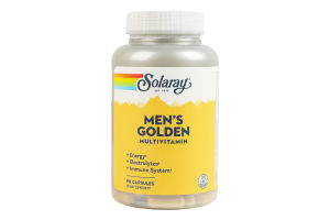 Добавка диетическая капсулы мужской мультивитаминный комплекс Men's golden Solaray 90шт
