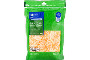 SE Grocers Fancy Shredded Mexican Style Blend Natural Cheese
