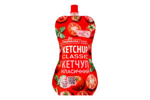Кетчуп пастеризований Класичний Pripravka д/п 250г