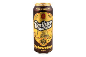 Пиво Berliner Geschichte 0,5л з/б Hef/dunkel тем 5,2%И496