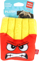 Іграшка для собак 12х14.5см №6252 Картопля фрі Plush Fun WauDog 1шт