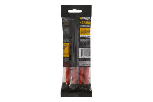 Снеки зі свинини зі смаком гострого перцю чилі Hot&Spicy Kabanosy Дмитрук в/к м/у 40г