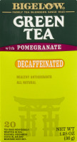 Bigelow Green Tea with Pomegranate Decaffeinated - 20 CT