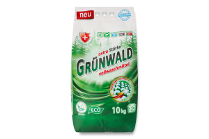 Порошок пральний Гірська свіжість універсальний 10кг Грюнвальд