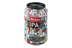 Пиво 330мл 4.5% світле фільтроване пастеризоване Session IPA Mahou з/б