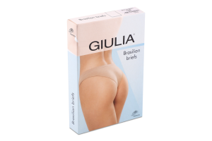 Труси жіночі Giulia Brasilian white S/M