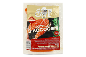 Сосиски з лососем Silver Food в/у 250г