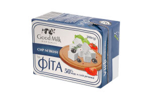 Сыр 50% мягкий Фита Good Milk т/п 200г