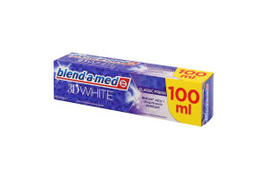 Паста зубная Classic Fresh 3D White Blend-a-Med 100мл