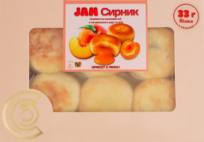 Сирник заморожений смажений Apricot&Peach Jam Справжній смак к/у 360г