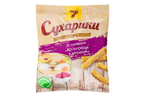 Сухарики пшенично-ржаные Холодец с хреном 7 м/у 90г