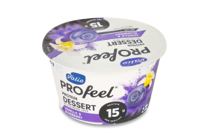 Десерт сирков Valio PROfeel ПротеїнВанілЧорн б/лак