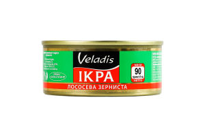 Икра лососевая зернистая Veladis ж/б 90г