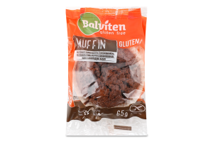 Маффин с шоколадом и какао Balviten м/у 65г