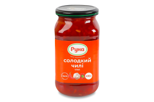 Соус стерилизованный Сладкий чили Руна с/б 490г
