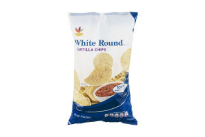 Ahold Tortilla Chips White Round