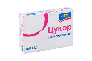 Сахар белый свекловичный прессованный быстрорастворимый ІІ категории aro к/у 250г