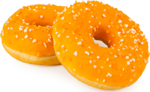 Донат с абрикосовой начинкой и гранулированным сахаром Apricotty Donut Worry Be Happy 71г