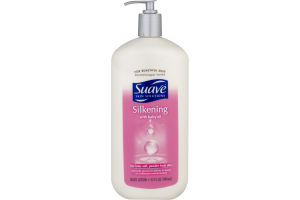Suave Skin Solutions Silkening With Baby Oil Body Lotion