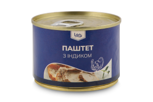 Паштет з індиком 200г ж/б Lan