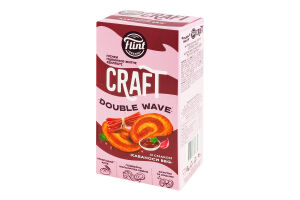 Грінки пшенично-житні хвилясті Кабаноси BBQ Double wave Craft Flint к/у 70г