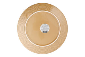 Тарілка обідня Zen Brown кераміка 25,2см Krauff