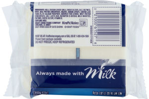 Kraft Singles White American - 24 CT