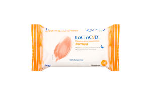 Серветки для інтимної гігієни Lactacyd 15шт