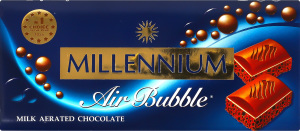 Шоколад молочний пористий Millennium м/у 85г