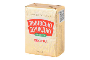 Дрожжи хлебопекарные прессованные Экстра Премиум Львівські дріжджі м/у 100г